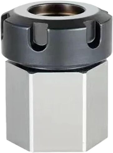 ER COLLET Chuck Square ER25 ER32 ER40 Chuck Block Hard Steel Hex Er Spring Chuck Seat for CNC Engraving Cutting Machine حامل (ER40UM Hexagon) in Kuwait