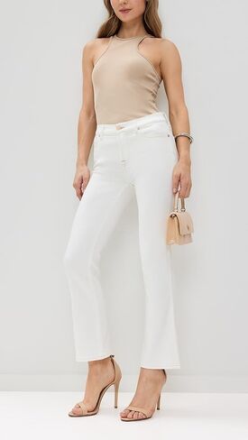 7 For All Mankind Women's Daisy Ankle Boot Cropped Jean in Saudi Arabia