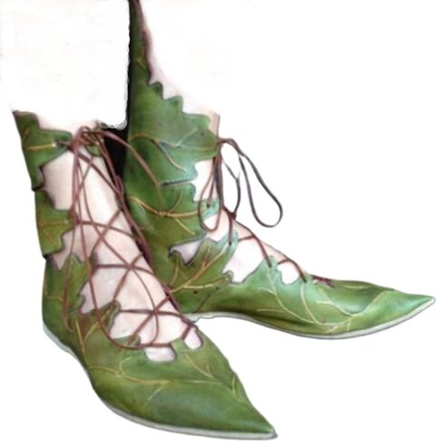Aflngle Women's Fashion Leaf Shaped Block Low Heel Flat Ankle Boots Pointed Toe Lace Up Short Booties Casual Vintage Gothic Shoes in Saudi Arabia