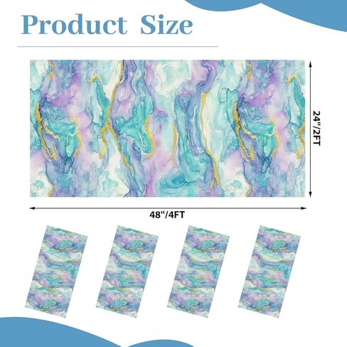 4 أغطية ضوء الفلورسنت لأضواء السقف نمط غير سلس الشعاب المرجانية قناديل البحر قوس قزح مسطح على غرار الطفل أغطية الفلورسنت مغناطيسية لمكتب الفصل الدراسي 2x4 قدم in Kuwait
