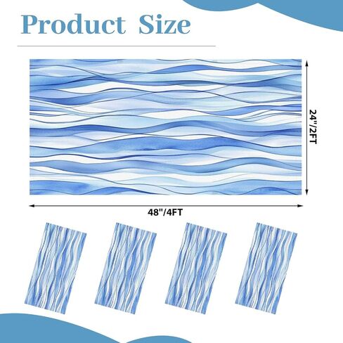 6 Pack Fluorescent Light Covers for Ceiling Lights Ocean seamless cute fish pattern for fabrics linens kids clothes print Decorative Magnetic Fluorescent Covers for Classroom Office Home 2x4 ft in Saudi Arabia