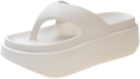 DESESE NBZKBNG Women's Platform Flip Flops,Non-Slip Cloud Flip Flops Thick and Lightweight Bottom Beach Slides Non Slip EVA Flat Flip Flop Slides in Kuwait