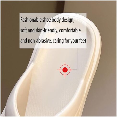 DESESE NBZKBNG Women's Platform Flip Flops,Non-Slip Cloud Flip Flops Thick and Lightweight Bottom Beach Slides Non Slip EVA Flat Flip Flop Slides in Kuwait