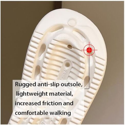 DESESE NBZKBNG Women's Platform Flip Flops,Non-Slip Cloud Flip Flops Thick and Lightweight Bottom Beach Slides Non Slip EVA Flat Flip Flop Slides in Kuwait