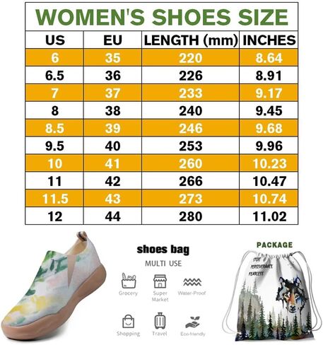 Women Vintage Floral Slip On Travel Shoes Ultra Lightweight Comfort Loafers Summer Breathable Walking Footwear in Saudi Arabia