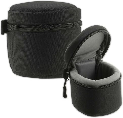 Navitech Black Water Resistant Camera Lens Protective Case Pouch - Compatible with Canon RF 24-240mm F4-6.3 is USM Lens in Saudi Arabia