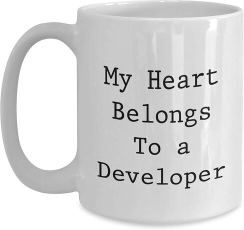 Developer's Heart Belongs to Code, Gift for Him from You, Valentine's Unique Gifts in Saudi Arabia