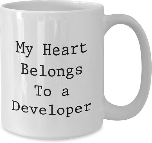 Developer's Heart Belongs to Code, Gift for Him from You, Valentine's Unique Gifts in Saudi Arabia