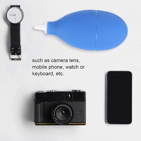 Lens Camera Keyboard Dust Blower Cleaner Portable Black Blue Silicone Repair Tools & Kit for Cleaning Sensitive Areas (FuchookyYVertA-02) in Saudi Arabia