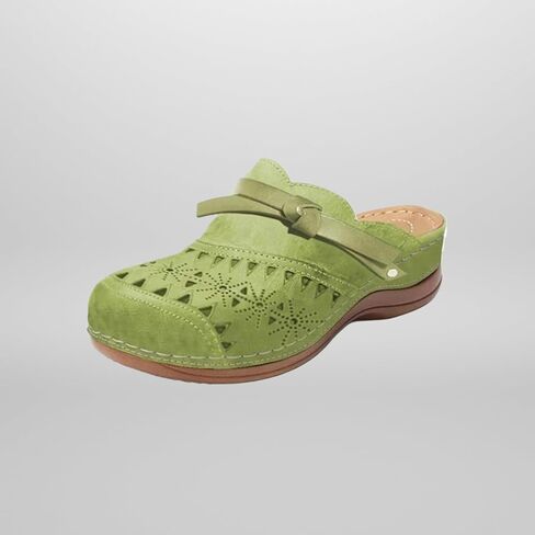 Clogs for Women 2025 Summer Comfortable Wedge Sandals Breathable Hollow Out Closed Toe Slip On Slippers Beach Arch Support Outdoor Slippers Round Platform Shoes in Saudi Arabia