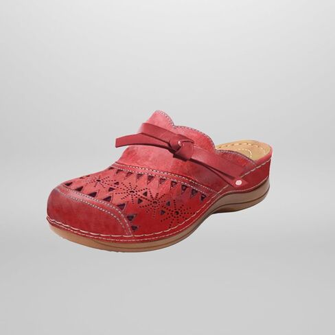 Clogs for Women 2025 Summer Comfortable Wedge Sandals Breathable Hollow Out Closed Toe Slip On Slippers Beach Arch Support Outdoor Slippers Round Platform Shoes in Saudi Arabia