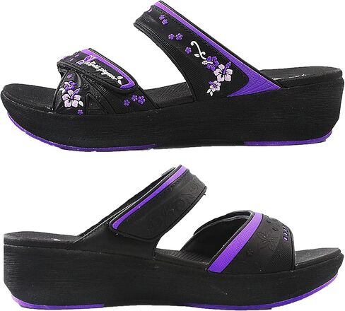 منصة أحذية Gold Pigeon Slide Slide و Flip Flops for Women ، وسادة رغوة مبطنة الراحة in Kuwait