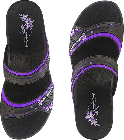 منصة أحذية Gold Pigeon Slide Slide و Flip Flops for Women ، وسادة رغوة مبطنة الراحة in Kuwait