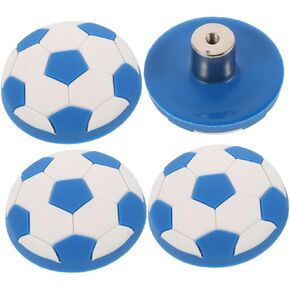 4pcs Cabinet Knobs Boys and Girls Room Drawer Pulls Cartoon Soccer Design Easy to Install and for Cabinets Wardrobes