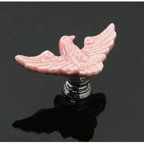 Multi-color Eagle Ceramics Knobs Furniture Drawer Wardrobe Handle Kitchen Cabinets Cupboard Dresser Children's Room Pull Knobs - (Color: Pink)