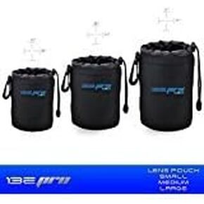 I3ePro Thick Neoprene Protective Lens Pouch for DSLR Camera Lens [Small]