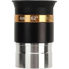 1.25 Inch Telescope Eyepiece, 62° Wide Angle Aspheric Eyepiece 4mm Focal Length Telescope Lenses for Bright Object Observation, Vikyeqy6s78fkao