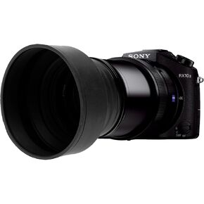 Lens Shade for Sony Cyber-Shot DSC-RX10 IV (Rubber Collapsible Design) (72mm)