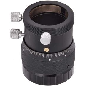 Telescope High Power Binoculars Astronomical Telescope Helical Focuser,Aluum Alloy 1.25Inches T Interface Helical Focuser,10Mm Focusing Stroke for Astronomical Telescope for Indoor/Outdoor
