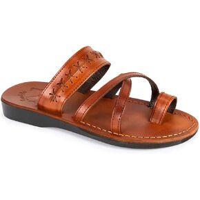 Rachel - Leather Criss Cross Sandal - Womens Sandals