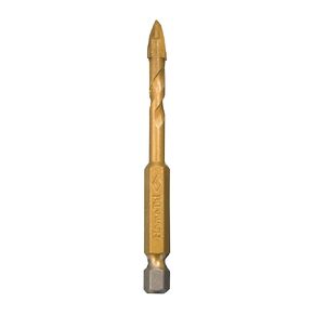 Tile X Hole Saw for Drilling Glass, Ceramic Tile, Marble, Brick, Stone, PVC, Wood (12, 1/4 inch)