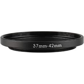 Aluminum Black Step Up Filter Ring 37mm-42mm 37-42 mm 37 to 42 Filter Adapter Lens Adapter for Canon for Nikon for Sony DSLR Camera Lens