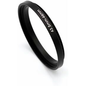 43.5-46/49/55/58mm Step Up & Step Down Rings Adapter for Lens and Filter 43.5-49 Filter Adapter Ring 43.5mm Lens to 49mm Filters