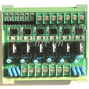 Davitu Motor Controller - 6 way silicon control amplifier plate solid state relay 16A 800V high power field effect belt heat sink / long-term 2-3A load