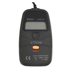 Light Meter Digital Illuminator, High Precision 0~50,000LUX Light Meter with Independent Photodetector