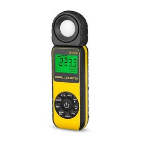 Digital Illuminance Light Meter, 0.01~400,000 Lux Foot Candles Luxmeter with 270 Rotated Sensor Light Tester