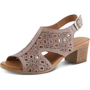Spring Step Kovach Women's Leather Sandals – Comfy Buckle Sandals for Women