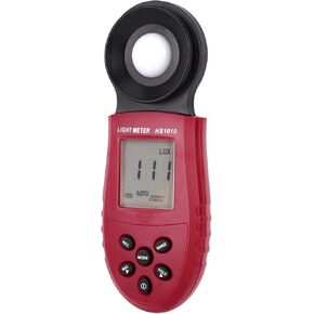 HXBER Lux Meter,Digital Illuminance Light Meter Auto Range LCD Photometer 200,000 Lux Portable Handheld Luxmeter Light Intensity Tester for Industrial Lab Plants