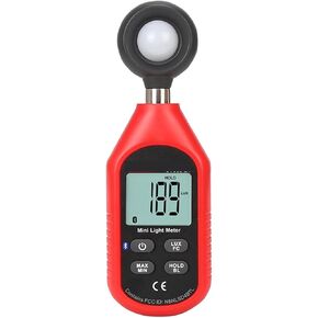 Photographic Light Meters Mini Light Meter Digital Luxmeter Lux FC Environmental Testing Equipment Handheld Illuminometer for Plants Aquarium Light Tester