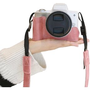 قاعدة حالة من جلود PU نصف Cemara Case Base مع Plushie Interior و Tripod Mount Easy Access