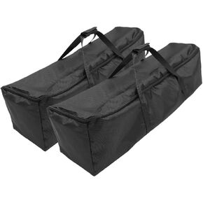 Mikikit 2pcs Tripod Carrying Bags Durable Oxford Cloth Storage Case with Zipper for Photographic Equipment for Safe Transport and Organization