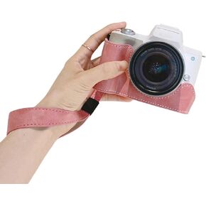 Protective PU Leather Half Cemara Case Base with Plushie Interior and Tripod Mount Easy Access