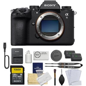 Sony Alpha 9 III Mirrorless Camera Bundled with Sony 128GB SF-M Tough Memory Card + Extra Battery + 6-Piece Cleaning Kit + Cleaning Cloth (6 Items)