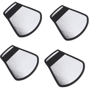 Gadpiparty 4pcs Portable Camera Flash Reflectors Light Diffuser for Photography Easy Setup Design for Indoor and Outdoor Use Compatible and Strobe Lights