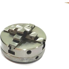 A.D. International 65mm Self Centering Chucks- M14 X 1 for Rotary Tables & Lathe Machine Tools (65 mm- 4 Jaws Self Centering Chuck with Back Plate)