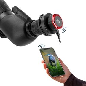 CMOS Telescope Camera, WiFi Electronic Digital Eyepiece for Telescope, Astronomy Telescope Eyepiece for Moon and Planets with Phone Adapter, Remotely Telescope Lenses