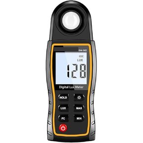 Photographic Light Meters Digital Luxmeter Lux/FC Meter Light Meter for Photography Luminometer Photometer Hand-held Spectrometer 200000Lux for Plants Aquarium Light Tester