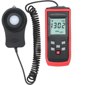 Photographic Light Meters Handheld Mini Digital LUX Meter LCD Luminometer Digital Photometer Luxmeter Light Meter 0-199999 Lux Illuminance Meter for Plants Aquarium Light Tester