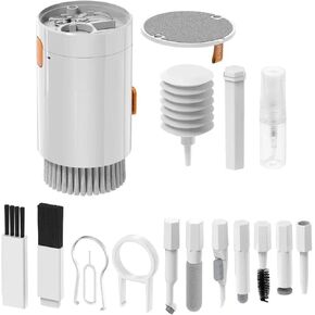 Phone Cleaning Kit, Multifunctional Cleaning Tools for Keyboard Headphones, Electronics Cleaning Kit with Tubular Storage Design, 20-in-1 Deep Cleaning Kit for Screen Camera