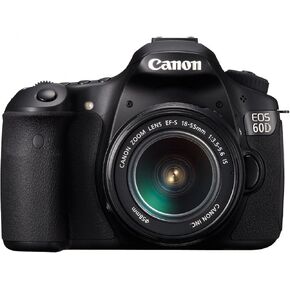 Canon EOS 60D 18 MP CMOS Digital SLR Camera with EF-S 18-55mm f/3.5-5.6 IS Lens Kit - International Version (Renewed)