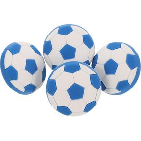 Silicone Drawer Knobs Set Cartoon Football Cabinet Knobs Round Pull Handles for Boys and Girls' Room Decor