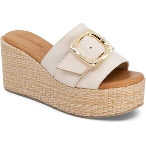 Chocolat Blu Women Shoes Jana Platform Slide W-buckle