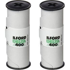 2 X Ilford Delta 400 Professional, Black and White Print Film, 120 (6 cm), ISO 400 (1780668)