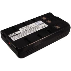 6V Battery Replacement for JVC BN-V20, BN-V20U, BN-V20US, BN-V22 GR-AXM750U, GR-AXM750US, GR-AXM755US, GR-AXM800U, GR-AXM80U, GR-AXM88UM, GR-AXM900U