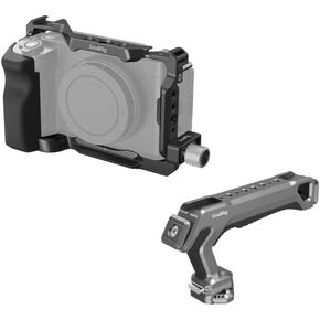 SmallRig ZV-E1 Cage Kit and Quick Release Top Handle with Quick Release Slider