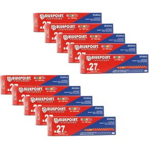 BLUEPOINT .27 Caliber RED Strip Powder Loads for Power Actuated Fastening System (1000 Count). Item#27LS11L5. Ideal for Reliable Fastening Applications. 10-Pack Save $30